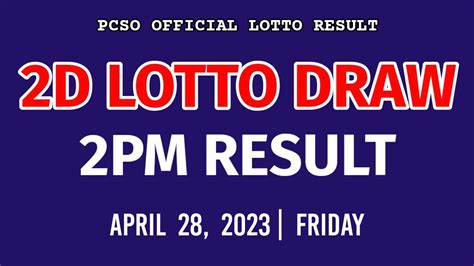 April 1, 2023: PCSO EZ2 Lotto Results.